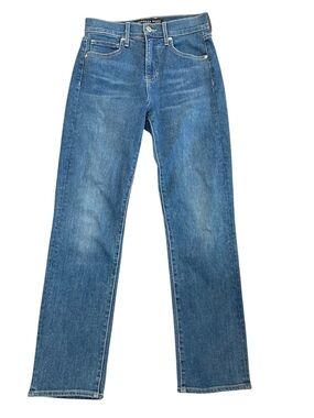 Veronica Beard Slim Straight High Rise Jeans